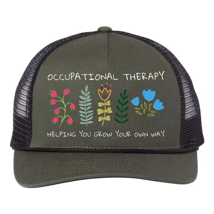 Occupational Therapy Helping You Grow Your Own Way Ot Retro Rope Trucker Hat Cap