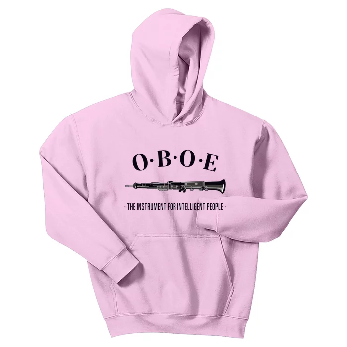 Oboe The Instrument For Intelligent People Funny Oboe Kids Hoodie