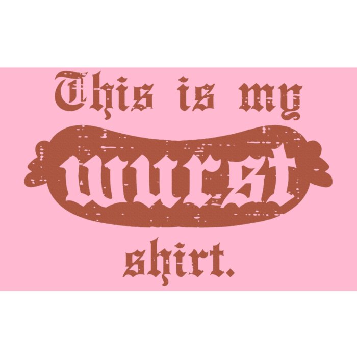 Oktoberfest This Is My Wurst German Bumper Sticker