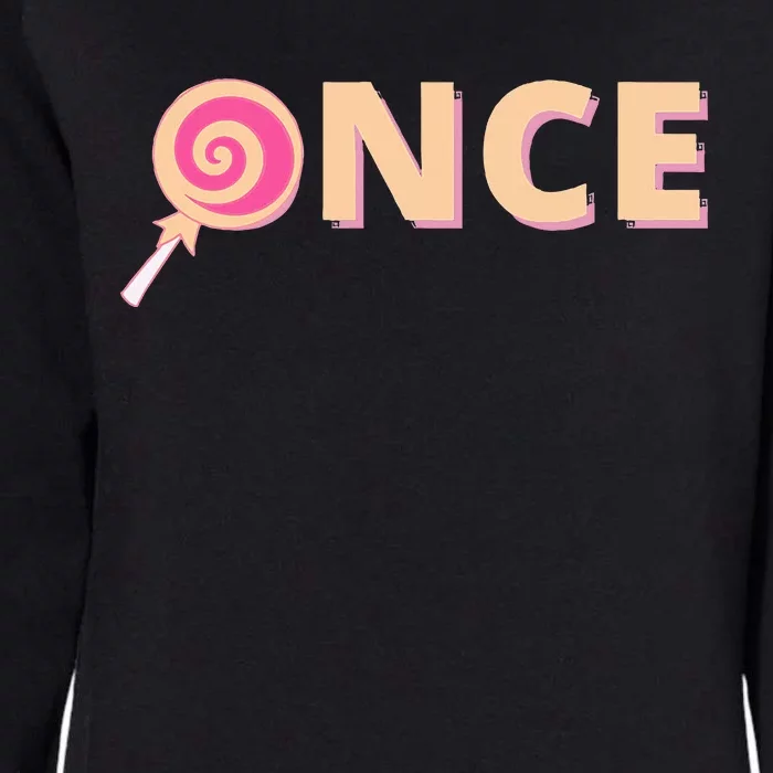 Once Twice Kpop Womens California Wash Sweatshirt