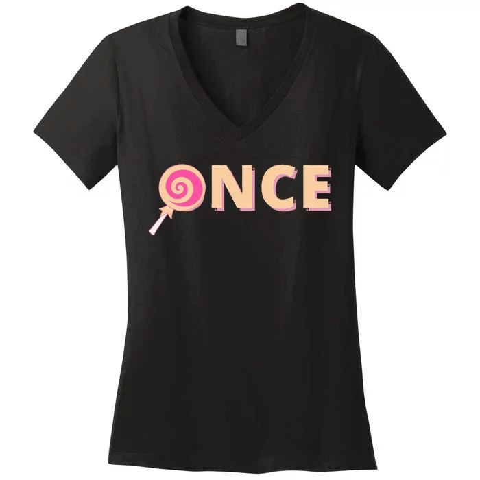 Once Twice Kpop Women's V-Neck T-Shirt