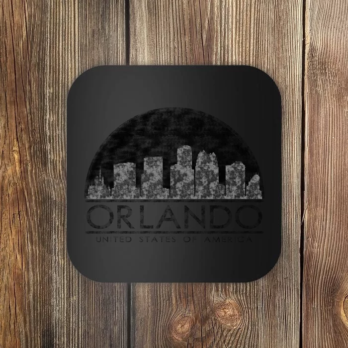 Orlando Texturized Logo Coaster