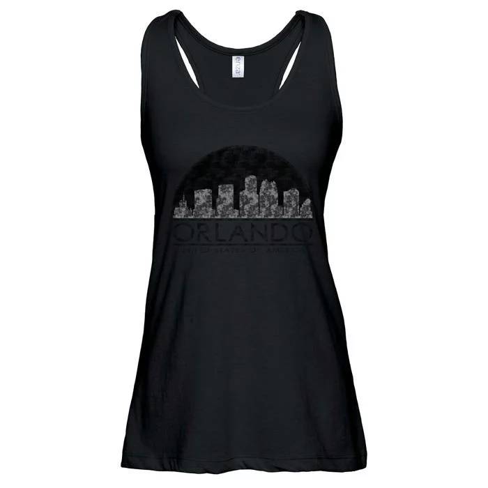 Orlando Texturized Logo Ladies Essential Flowy Tank