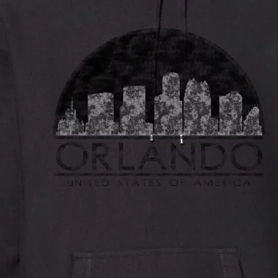 Orlando Texturized Logo Premium Hoodie