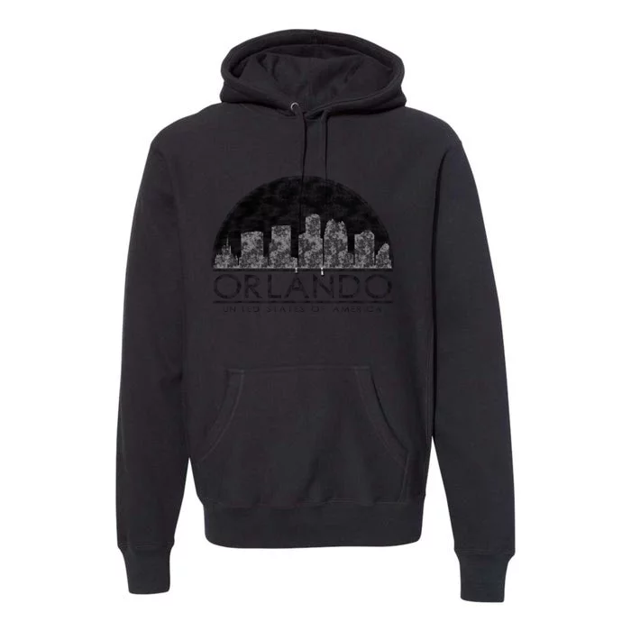 Orlando Texturized Logo Premium Hoodie