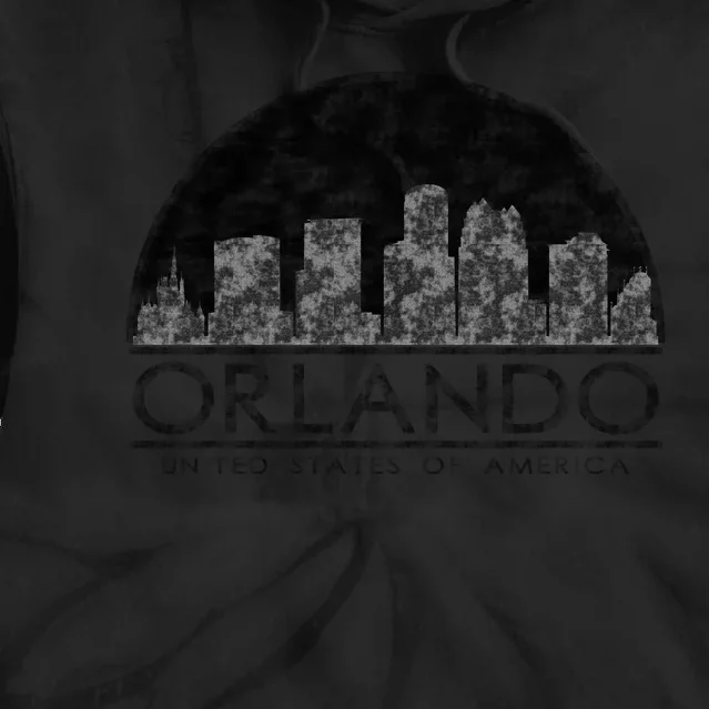 Orlando Texturized Logo Tie Dye Hoodie