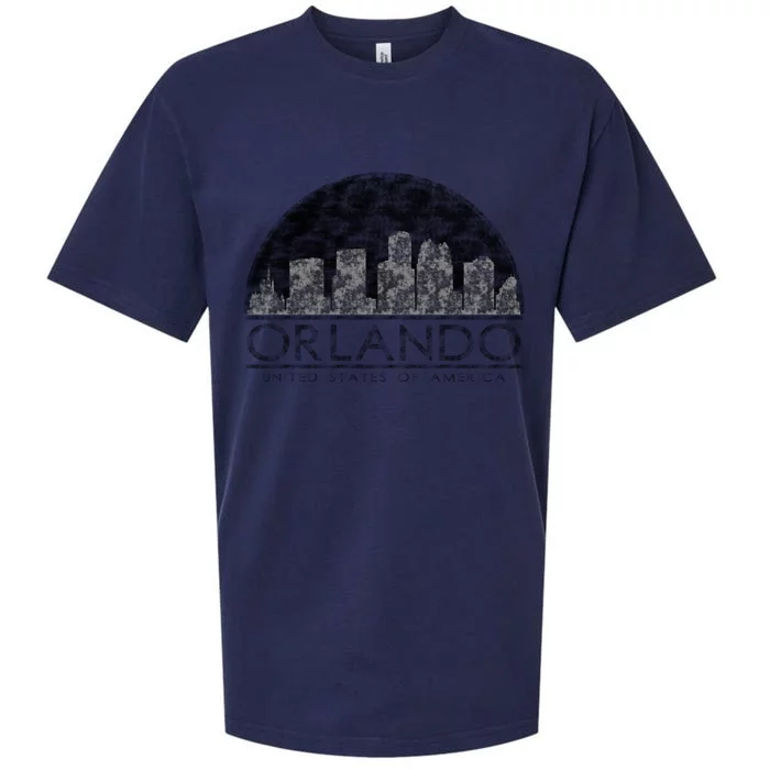 Orlando Texturized Logo Sueded Cloud Jersey T-Shirt