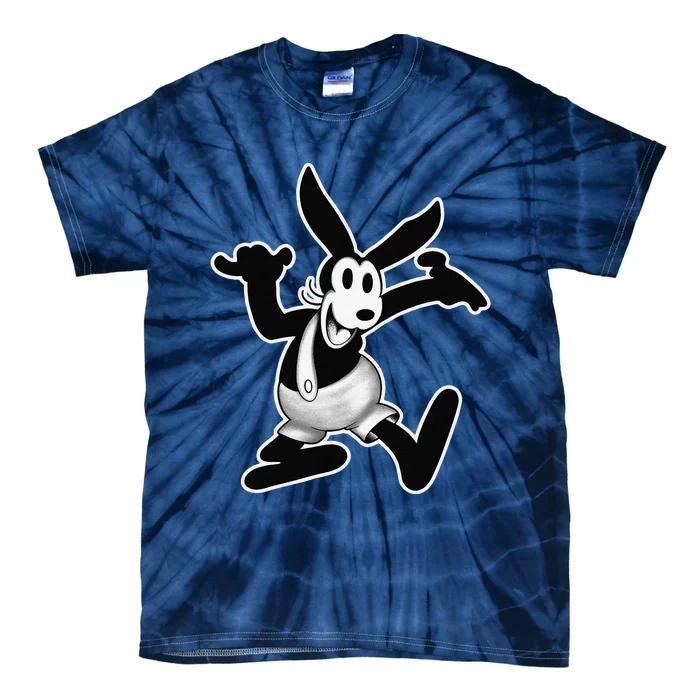 Oswald The Lucky Rabbit Original Vintage Cartoon 1927 Tie-Dye T-Shirt