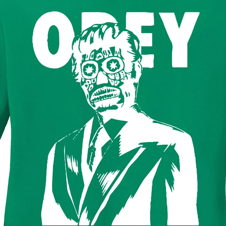 Obey They Live Ladies Long Sleeve Shirt