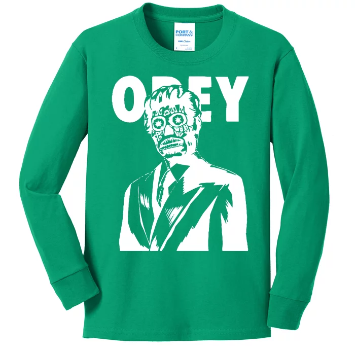 Obey They Live Kids Long Sleeve Shirt