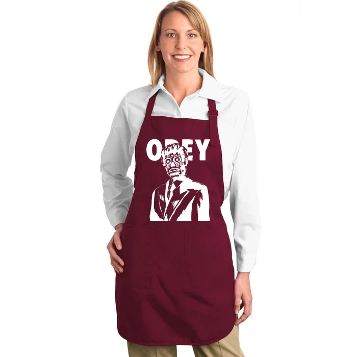 Obey They Live Full-Length Apron With Pocket