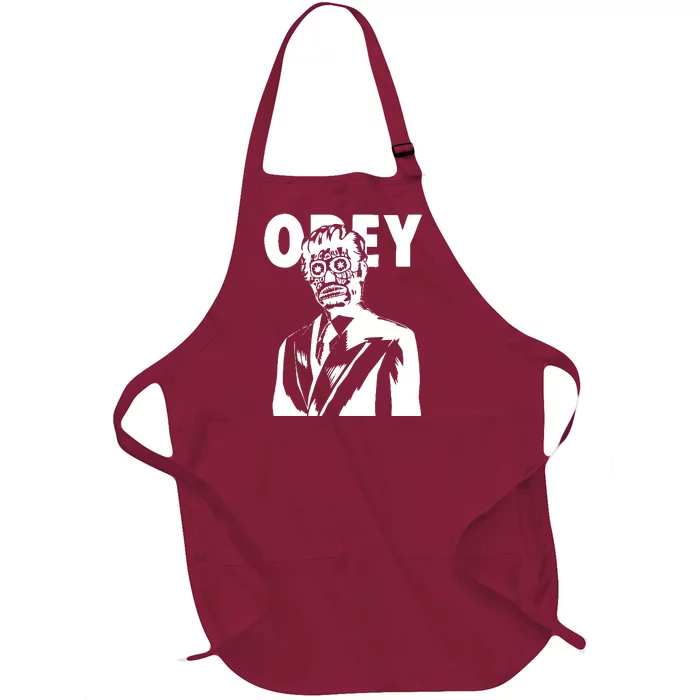 Obey They Live Full-Length Apron With Pocket