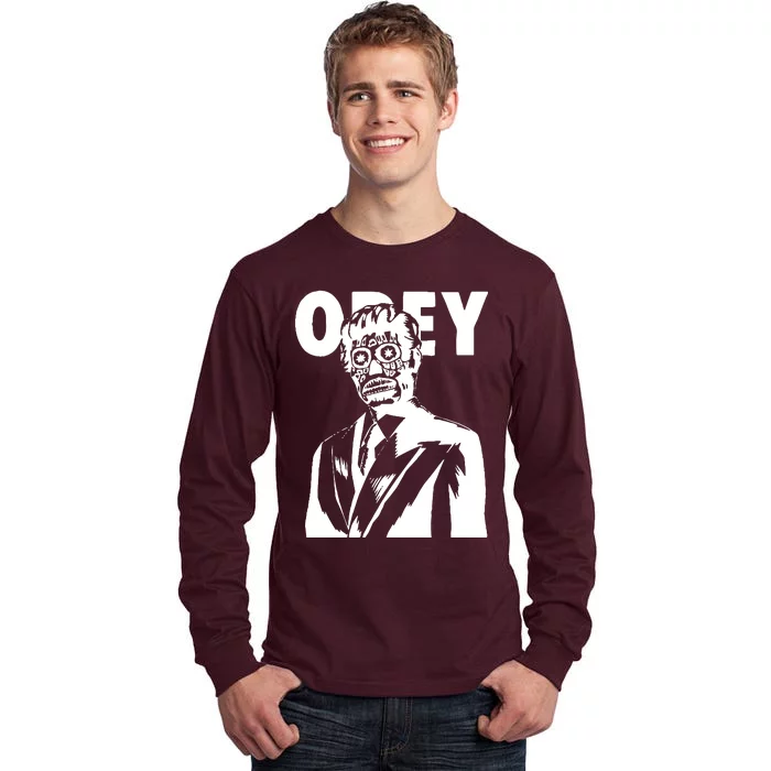 Obey They Live Tall Long Sleeve T-Shirt