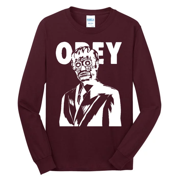 Obey They Live Tall Long Sleeve T-Shirt