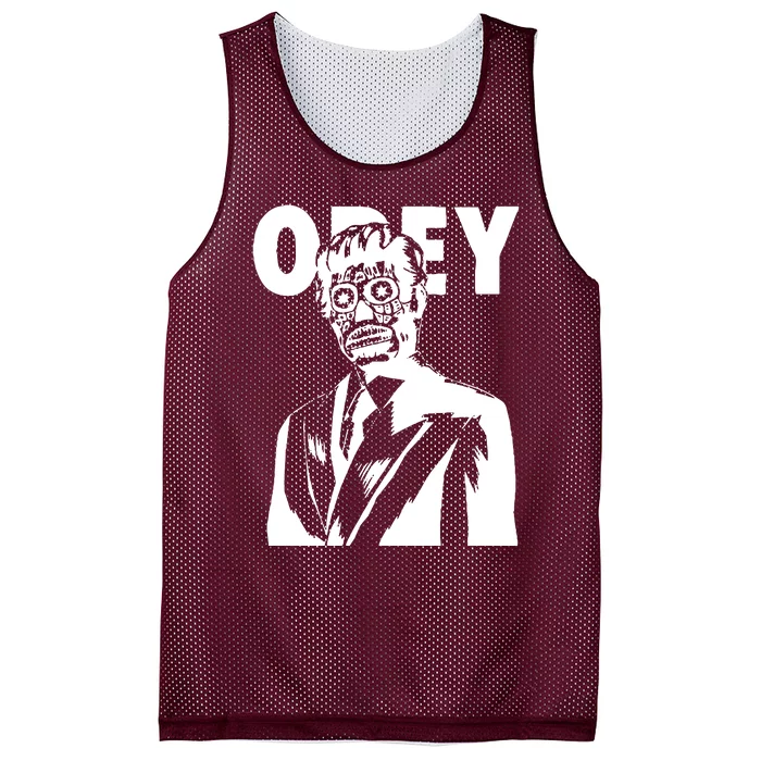 Obey They Live Mesh Reversible Basketball Jersey Tank