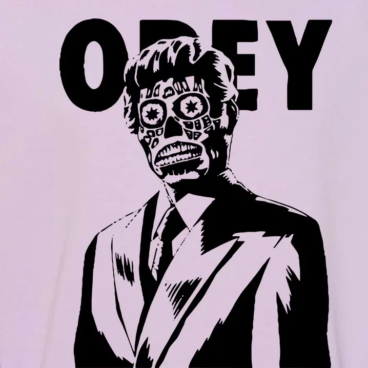 Obey They Live Garment-Dyed Sweatshirt