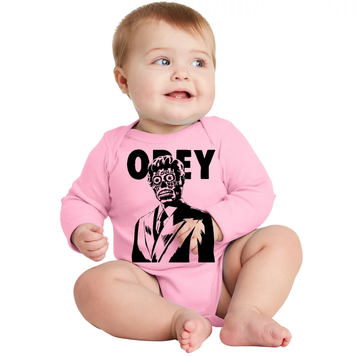 Obey They Live Baby Long Sleeve Bodysuit