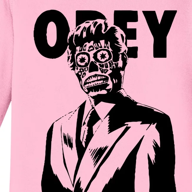 Obey They Live Baby Long Sleeve Bodysuit