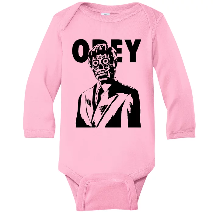 Obey They Live Baby Long Sleeve Bodysuit