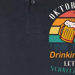 Oktoberfest Team Lets Get Schnitzel Faced Softstyle Adult Sport Polo