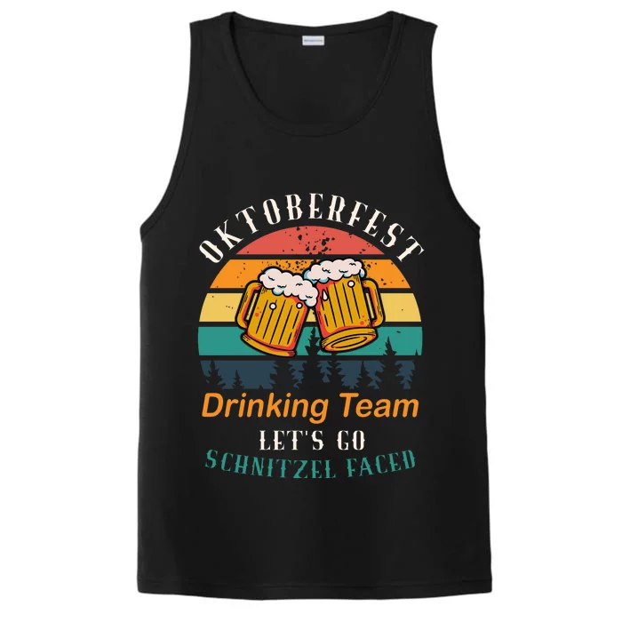 Oktoberfest Team Lets Get Schnitzel Faced Performance Tank