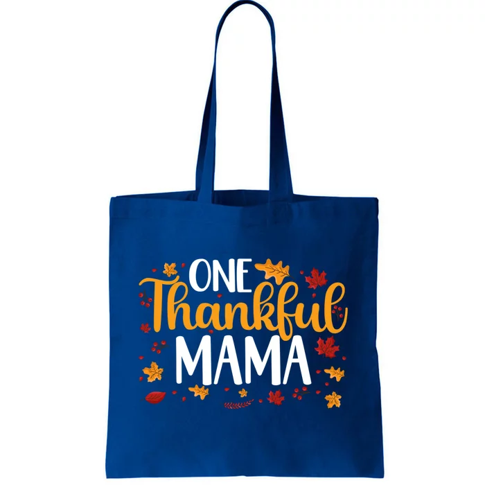 One Thankful Mama Thanksgiving Family Matching Turkey Great Gift Tote Bag