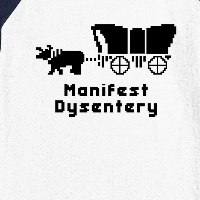 Oregon Trail Manifest Dysentery Baseball Sleeve Shirt