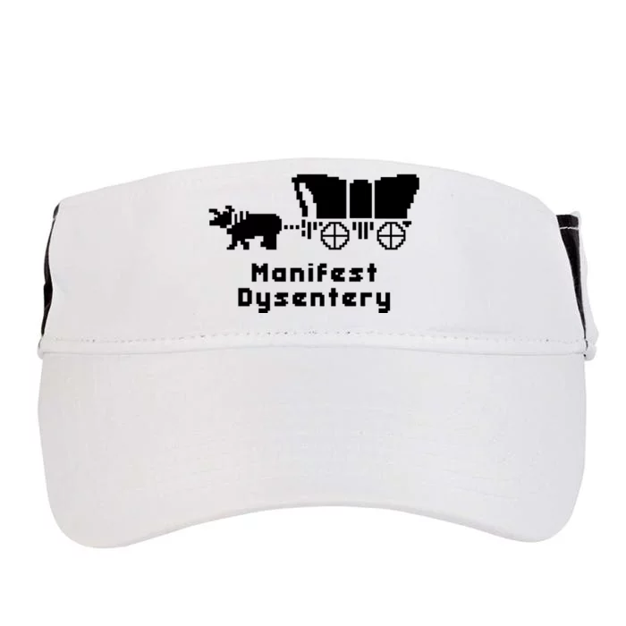 Oregon Trail Manifest Dysentery Adult Drive Performance Visor