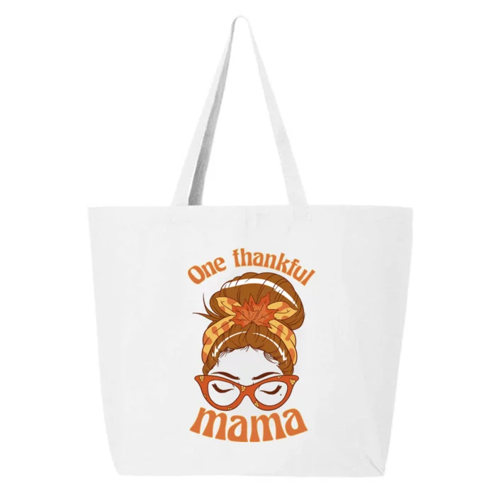 One Thankful Mama Autumn Festive Hair Bun 25L Jumbo Tote