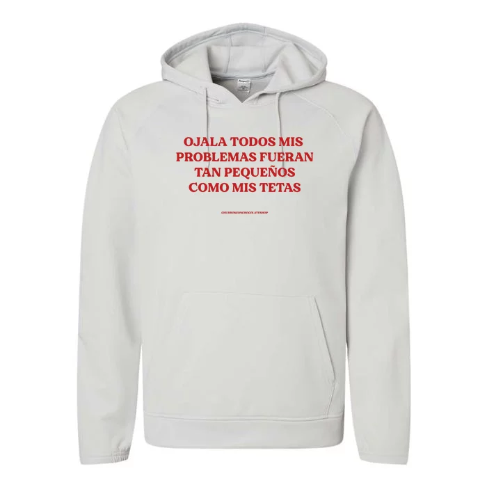 Ojala Todos Mis Problemas Fueran Tan Pequenos Como Mis Texas Performance Fleece Hoodie