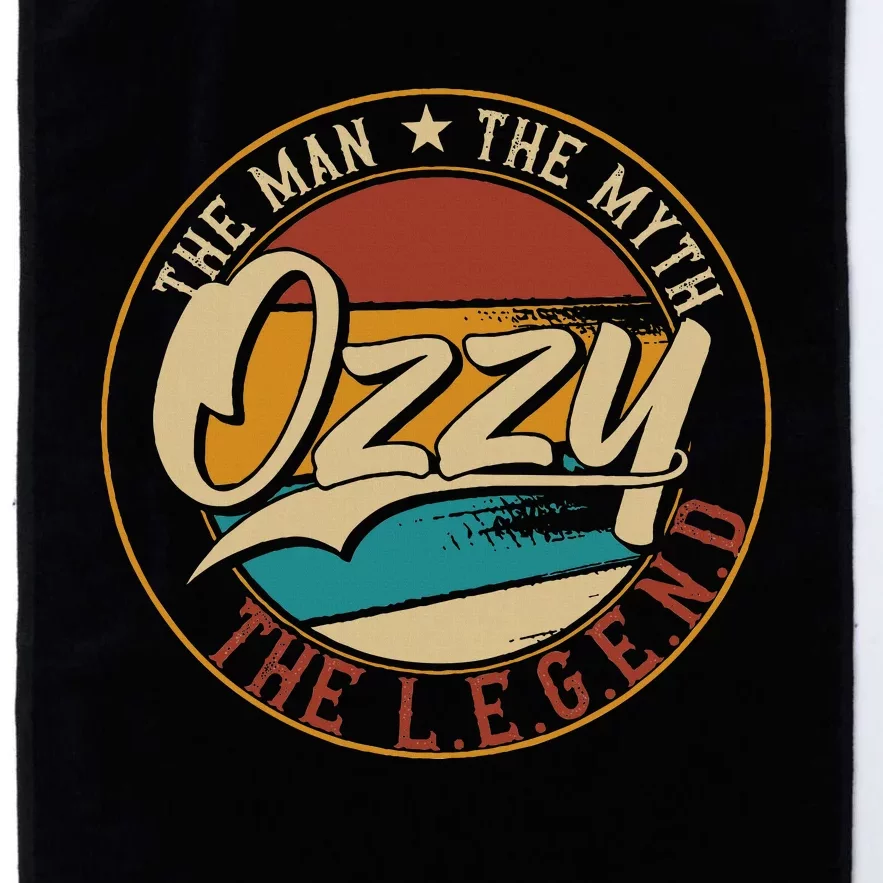 Ozzy The Man The Myth The Legend Platinum Collection Golf Towel