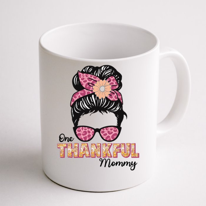 One Thankful Mommy Front & Back Coffee Mug