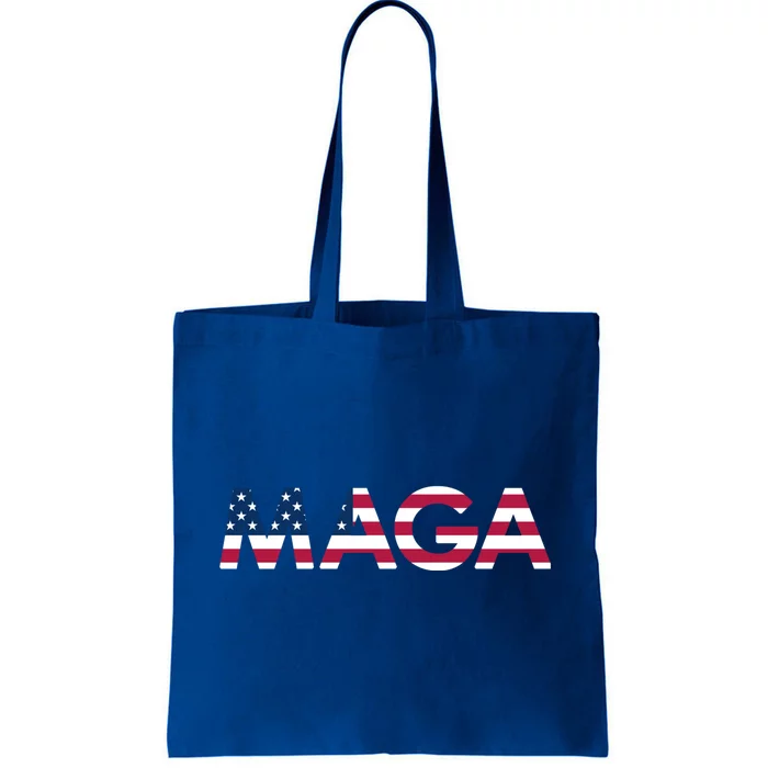 Original Trump Maga American Flag Maga America First Maga Gift Tote Bag