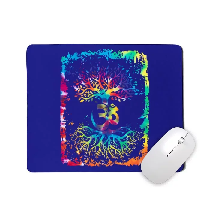 Om Tree Namaste Yoga Meditate Workout Meditation Gift Mousepad