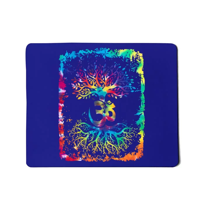 Om Tree Namaste Yoga Meditate Workout Meditation Gift Mousepad