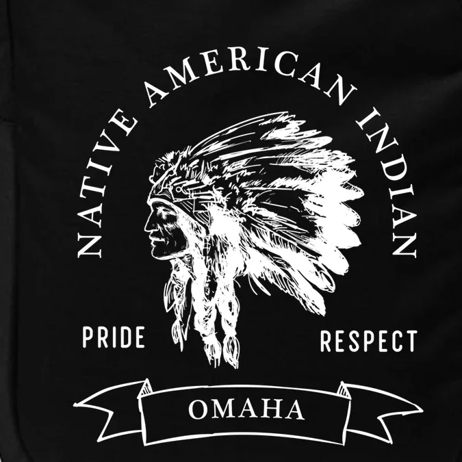 Omaha Tribe Native American Indian Pride Respect Darker Cool Gift Impact Tech Backpack