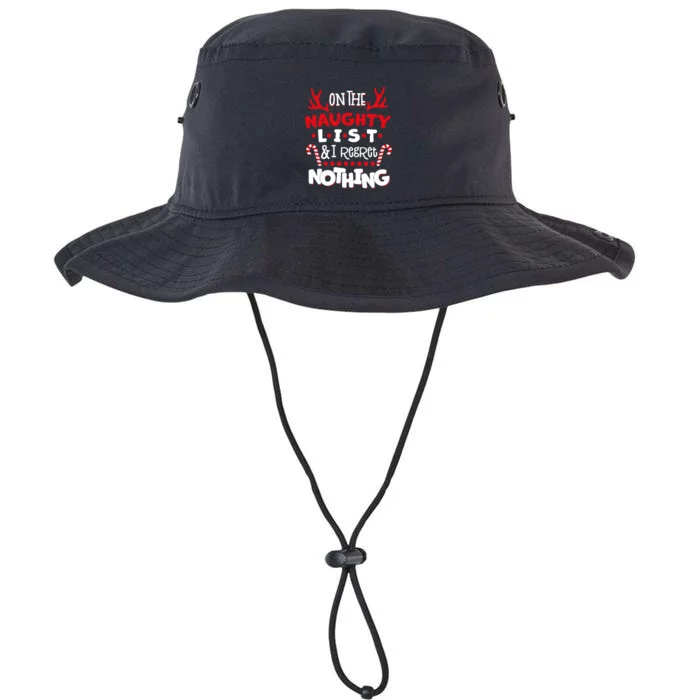 On The Naughty List I Regret Nothing Legacy Cool Fit Booney Bucket Hat