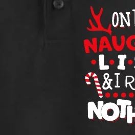 On The Naughty List I Regret Nothing Dry Zone Grid Performance Polo