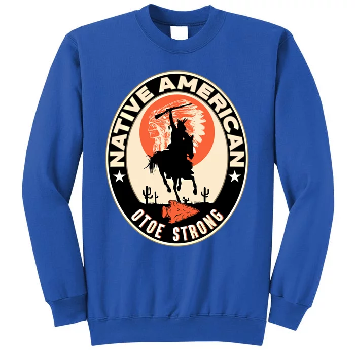 Otoe Tribe Native American Pride Art Deco Logo Gift Sweatshirt