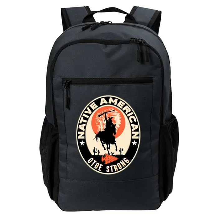 Otoe Tribe Native American Pride Art Deco Logo Gift Daily Commute Backpack