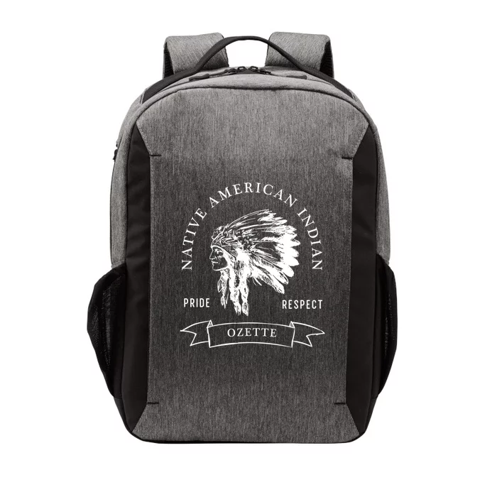 Ozette Tribe Native American Indian Pride Respect Darker Cute Gift Vector Backpack