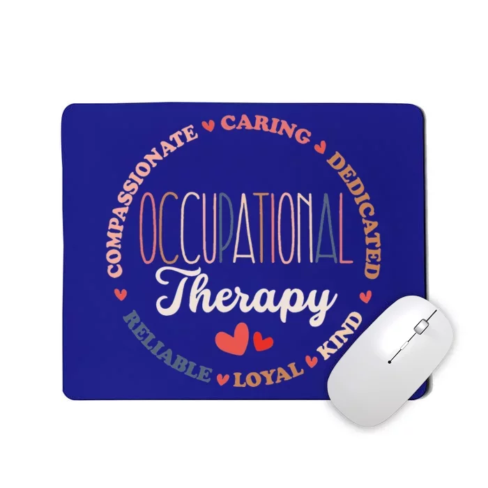 Occupational Therapy OT Therapist OT Month Groovy Mousepad