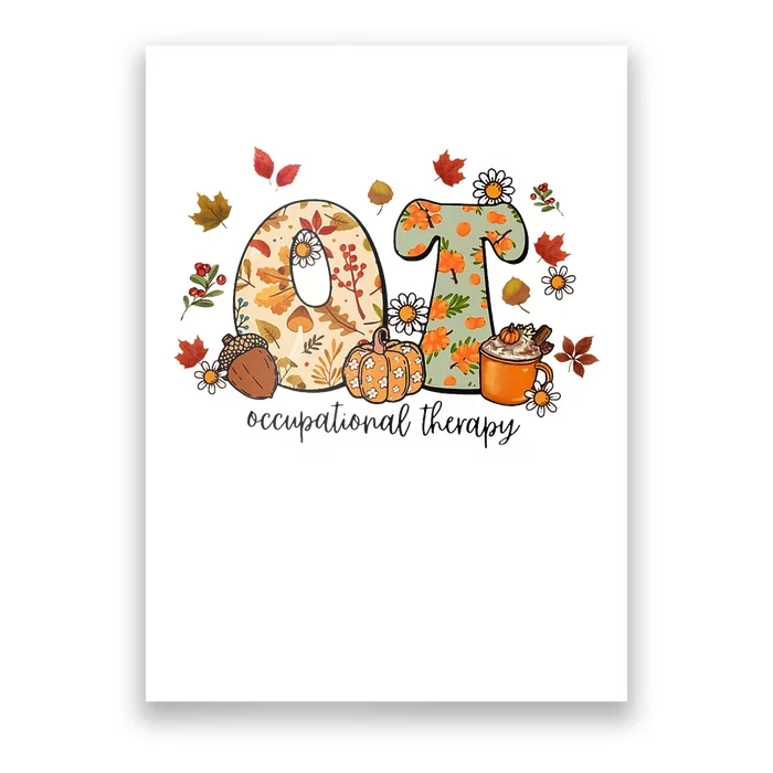 Occupational Therapy Ot Autumn Fall Special Education OTA Poster