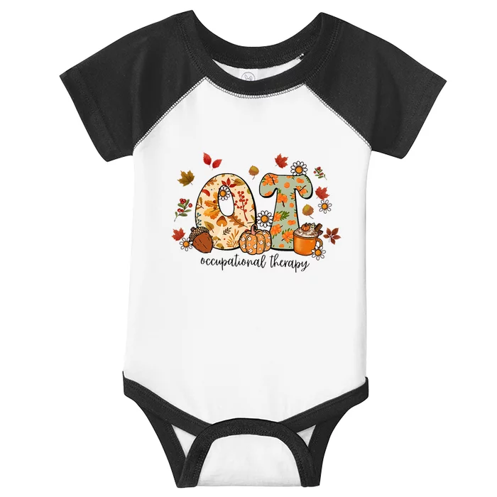 Occupational Therapy Ot Autumn Fall Special Education OTA Infant Baby Jersey Bodysuit