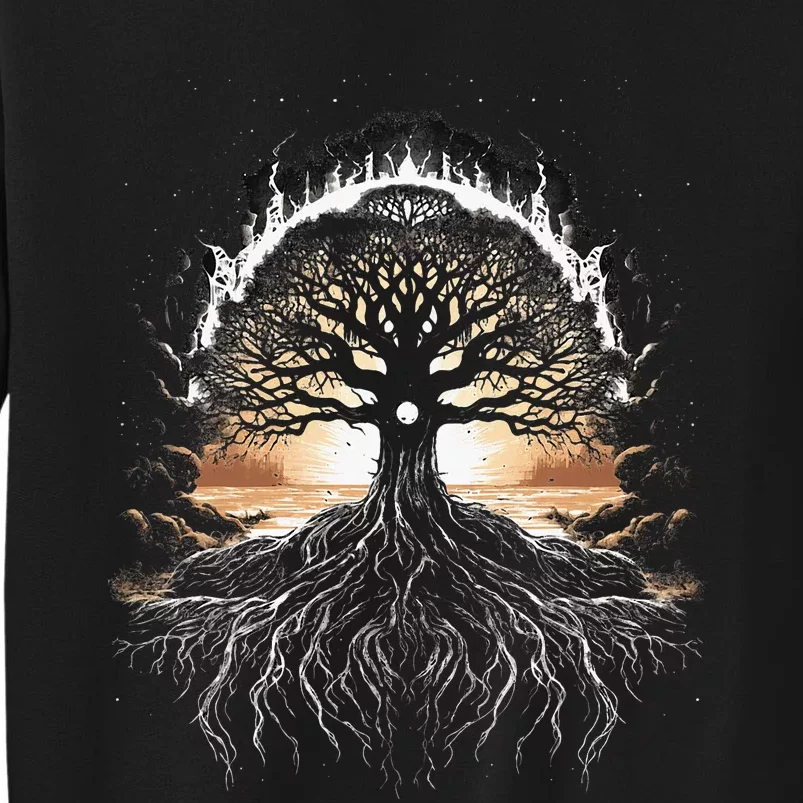 Odin Tree Of Life Viking Valhalla Pagan Sweatshirt