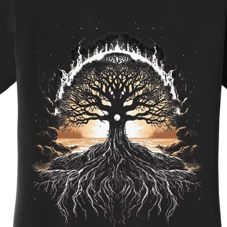 Odin Tree Of Life Viking Valhalla Pagan Women's T-Shirt