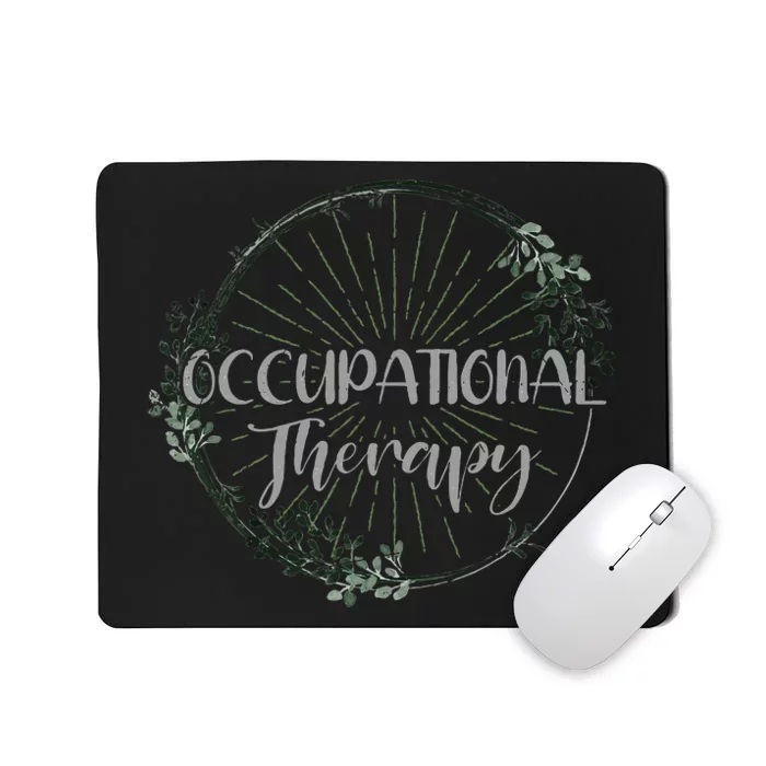 Occupational Therapist Ot Vintage Occupational Therapy Mousepad