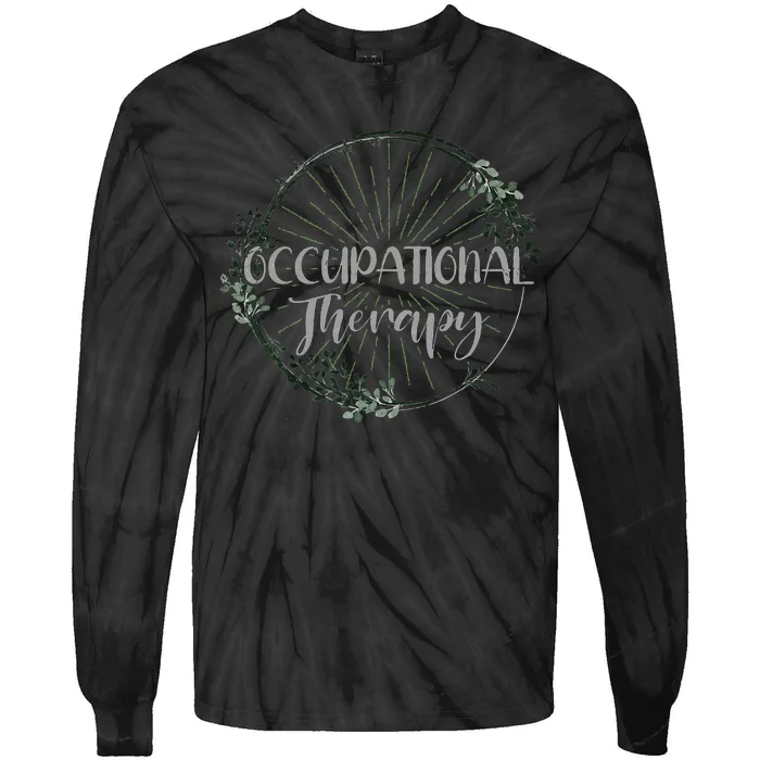 Occupational Therapist Ot Vintage Occupational Therapy Tie-Dye Long Sleeve Shirt