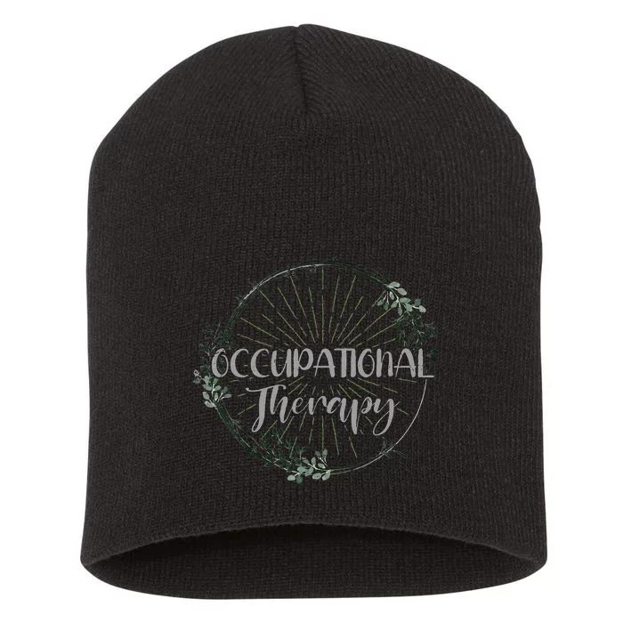 Occupational Therapist Ot Vintage Occupational Therapy Short Acrylic Beanie