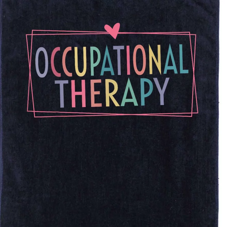 Occupational Therapy -OT Therapist OT Month design idea Platinum Collection Golf Towel